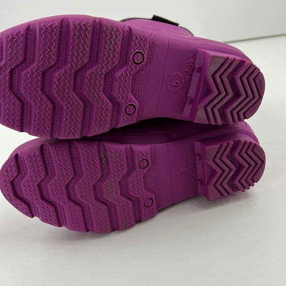 Kamik Women's Olivia Short Pink Rainboots with Trim size 6 - Picture 5 of 7